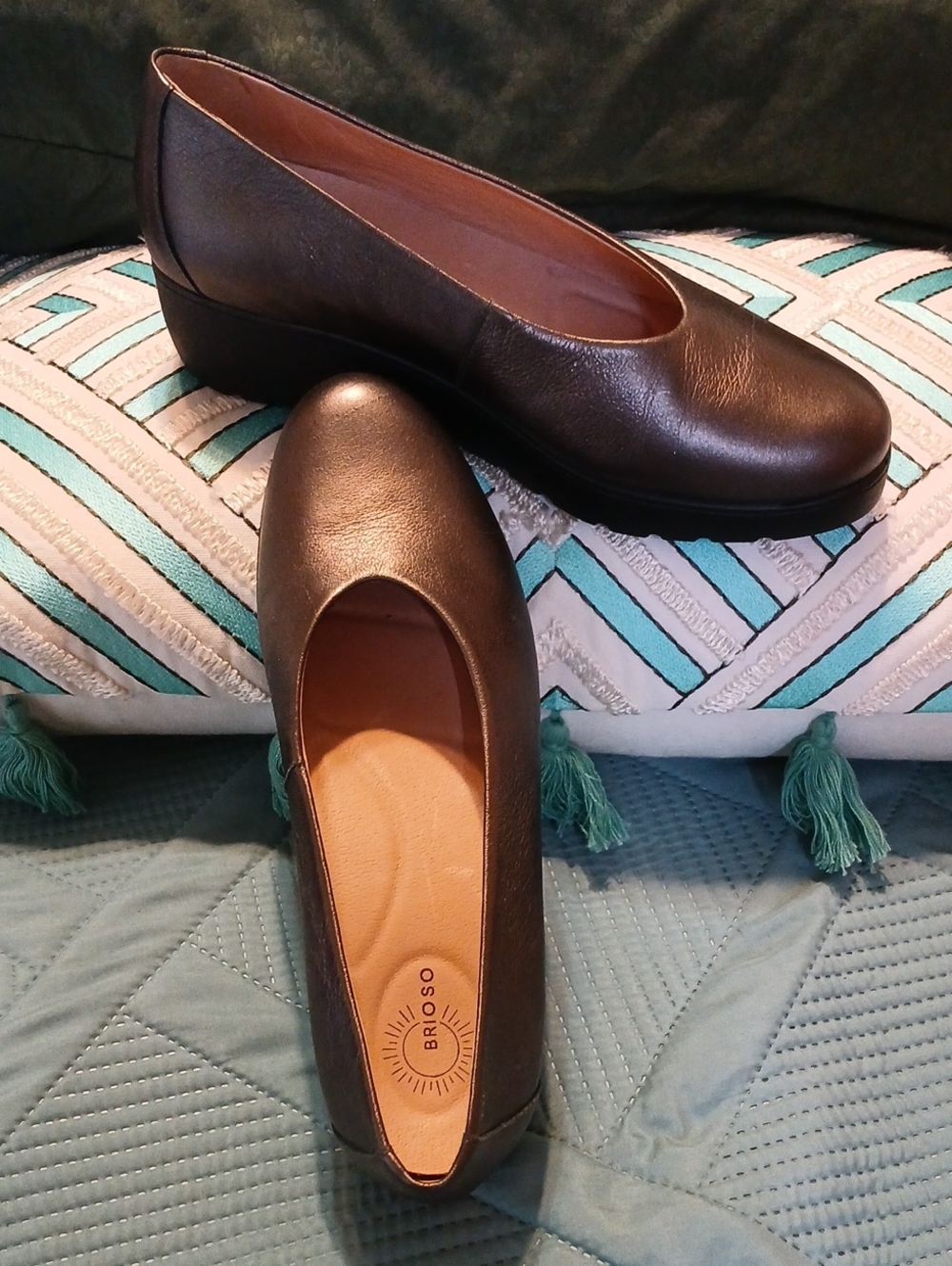 New! Leather Wedge!